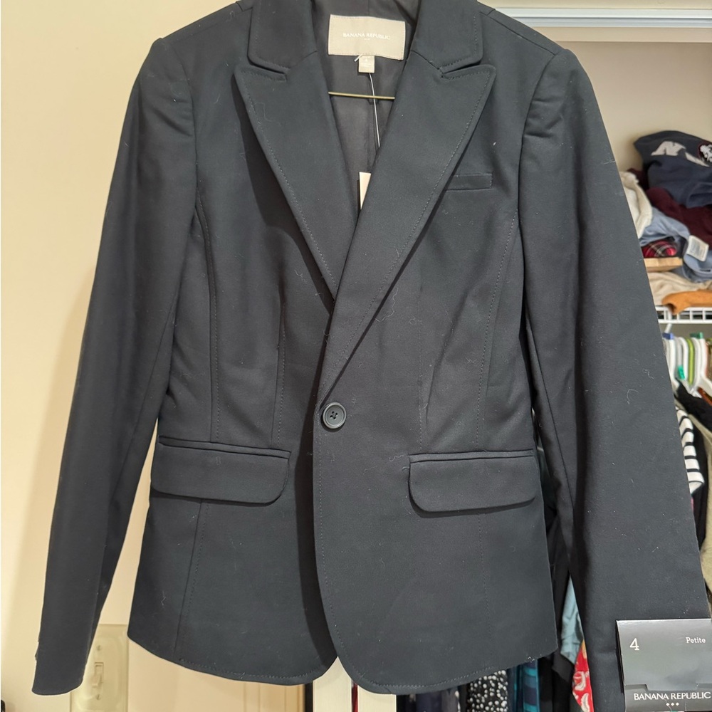 Banana Republic Petite Black Jacket